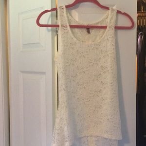 Lace tank top